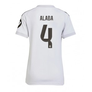 Real Madrid David Alaba #4 Hemmatröja Kvinnor 2025-26 Kortärmad